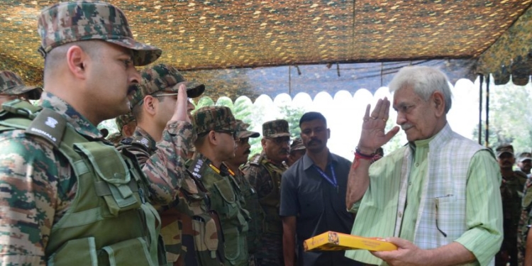 “Salute to brave soldiers of Army for their outstanding courage and gallantry in ‘Operation Sindoor” : LG Sinha