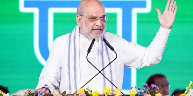 “Goli will be answered with Gola:” HM Amit Shah on Op Sindoor amid chants of ‘Bharata mata ki jai’