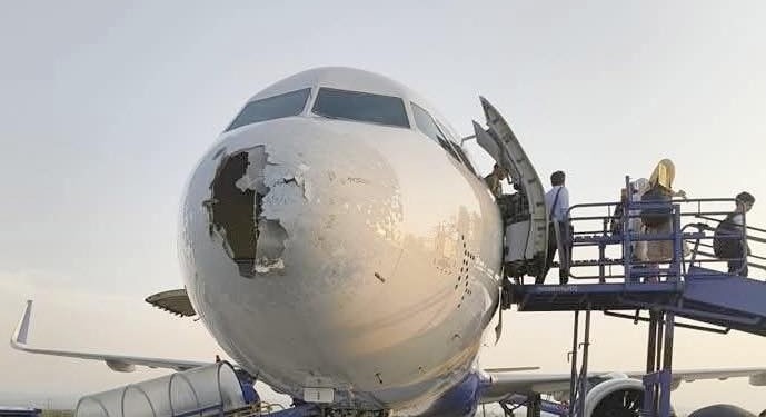 IndiGo Flight from Delhi to Sgr faces hailstorm lands safely at Srinagar airport