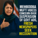 Mehbooba Mufti Voices Concern Over Suspension of Government Ads, Fresh Newspaper Owners Seek Long-Overdue Recognition