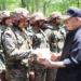 LG Sinha Addresses Soldiers at LoC