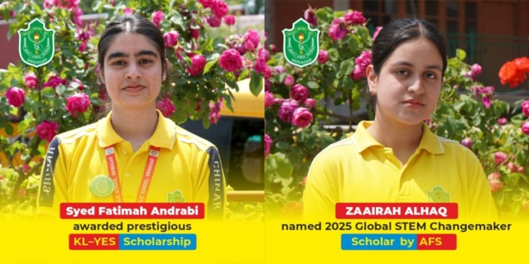 DPS Srinagar Students Shine on Global Stage with Prestigious Scholarships