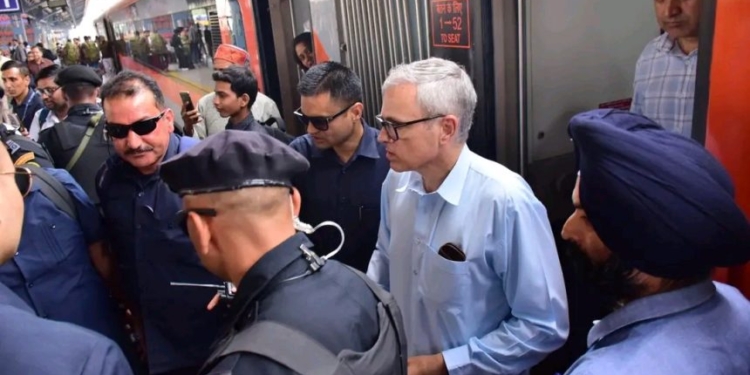 CM Omar Abdullah travels to Jammu by Vande Bharat Express, shares moment from journey