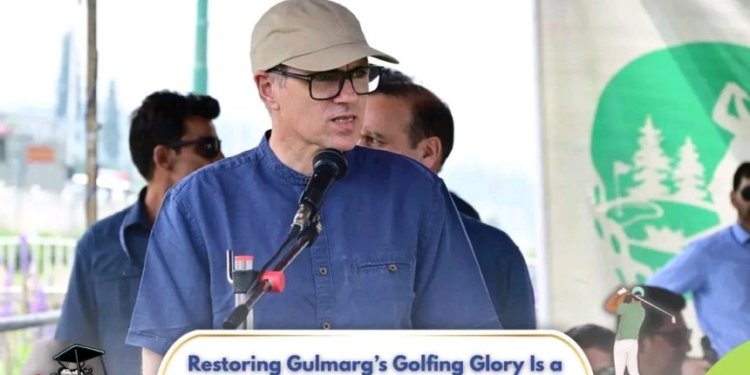 CM Omar Abdullah vows to develop Gulmarg as world-class golf destination