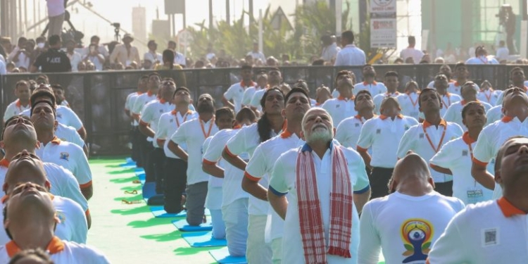 Yoga unites the world!: PM Modi shares glimpses from Yoga Day event in Visakhapatnam