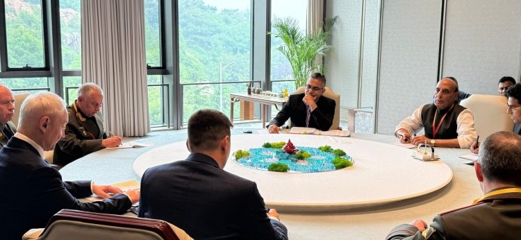 Defence Minister Rajnath Singh highlights terrorism’s threat to world at SCO meeting in China