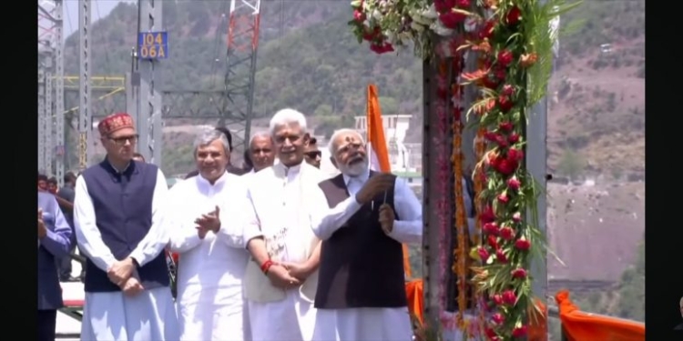 PM Modi inaugurates world’s highest railway arch bridge ‘Chenab Railway Bridge’ in Reasi