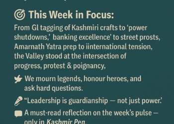 Kashmir Pen | Sunday Editorial | June 15, 2025