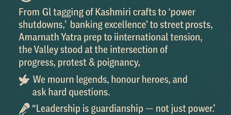 Kashmir Pen | Sunday Editorial | June 15, 2025