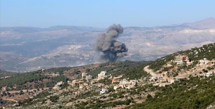 Israeli military strikes Hezbollah base in Lebanon