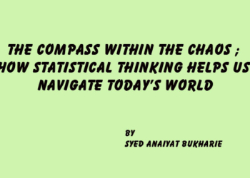 The Compass Within the Chaos ; How Statistical Thinking Helps Us Navigate Today’s World
