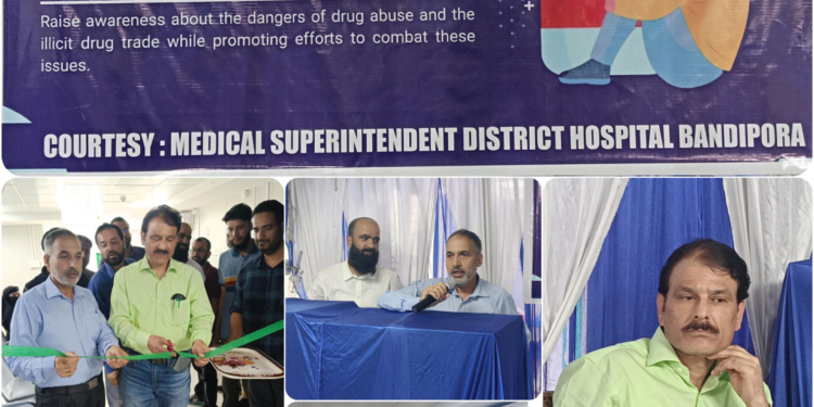District Hospital Bandipora Observes International Day Against Drug Abuse and Illicit Trafficking