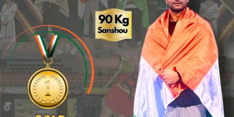 LG Sinha congratulates Jammu’s Rajat Charak for winning Gold at Wushu Asia Cup in China