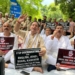 BJP MLAs protest against mandatory Urdu in Naib Tehsildar recruitment