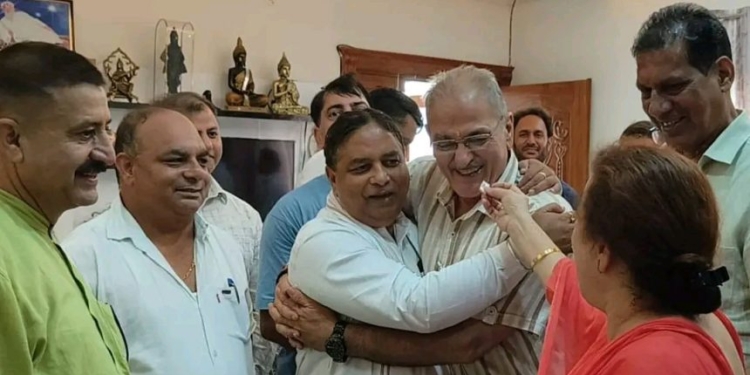 Kavinder Gupta felicitated on appointment as Lieutenant Governor of Ladakh