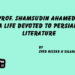 Prof. Shamsudin Ahamed : A life Devoted to Persian literature