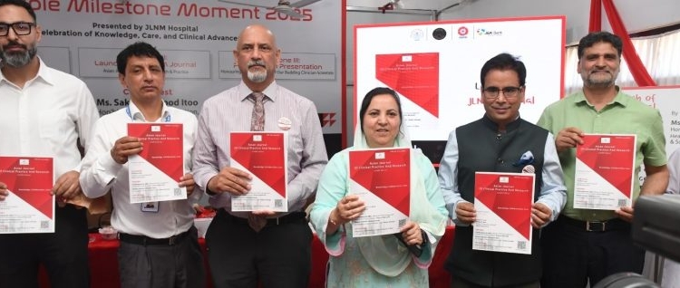 Sakeena Itoo addresses Triple Milestone Moment-2025 of JLNM Hospital Srinagar