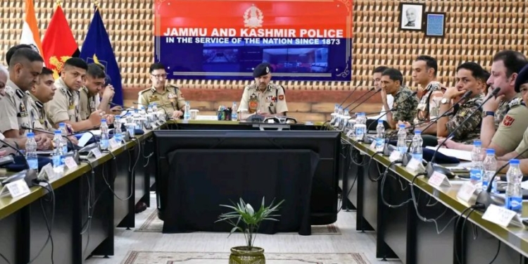 DGP J&K chairs security review meeting in view of Independence Day 2025 & forthcoming events