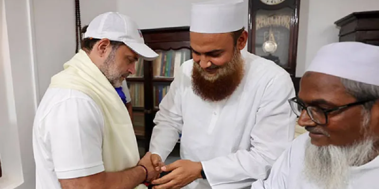 Rahul Gandhi visits mosque; minority community urges AIMIM’s Owaisi inclusion in INDIA alliance