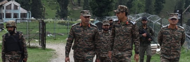 J-K: Lt Gen Pratik Sharma reviews counter-terrorism grid in South Kashmir