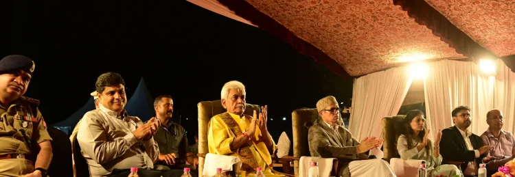 LG Sinha attends opening ceremony of Khelo India Water Sports Festival at Dal Lake