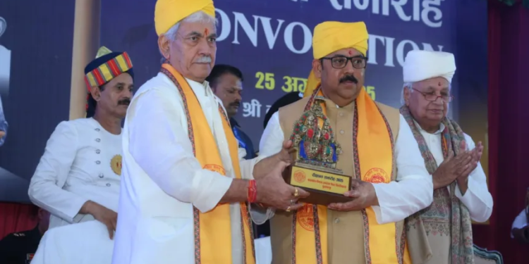 LG Manoj Sinha addresses Convocation of B.R. Ambedkar Bihar University