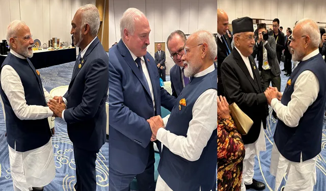 “Friendship, trade, cultural linkages”: PM Modi recalls India’s relations with nations as he met world leaders at SCO reception