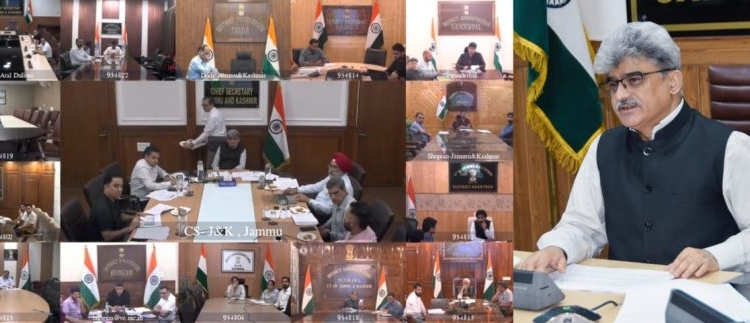 CS assesses preparedness for implementation of e-Office at Tehsil level