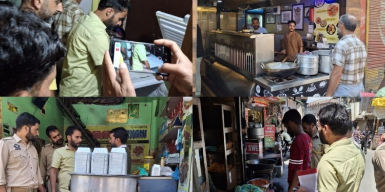 Food Safety deptt conducts major crackdown on illegal meat trade, use of synthetic food colors in Anantnag