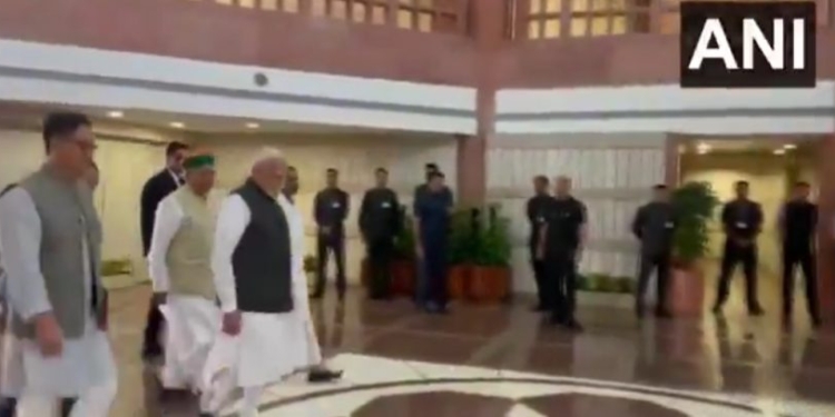 PM Modi, top BJP leaders attend NDA Parliamentary meeting