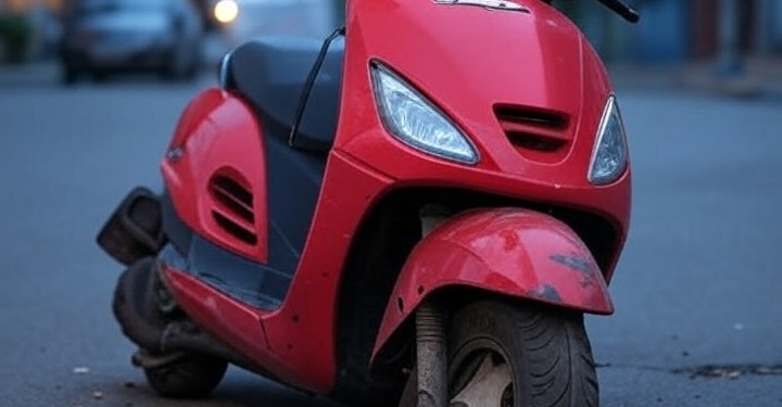 The Blood-Red TVS Scooty Pep+ Derailed by Ego