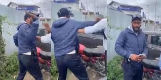 Viral video of traffic cop slapping youth in Sgr sparks public outrage