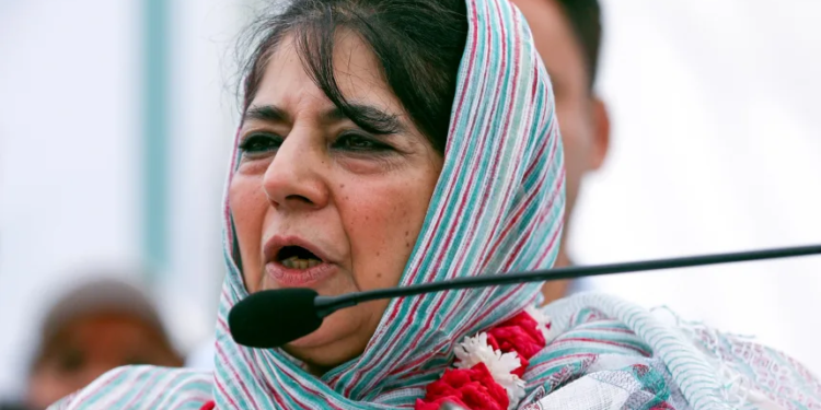 “Dangerous and utterly reprehensible”: Mehbooba Mufti slams BJP’s over Hazratbal Dargah row