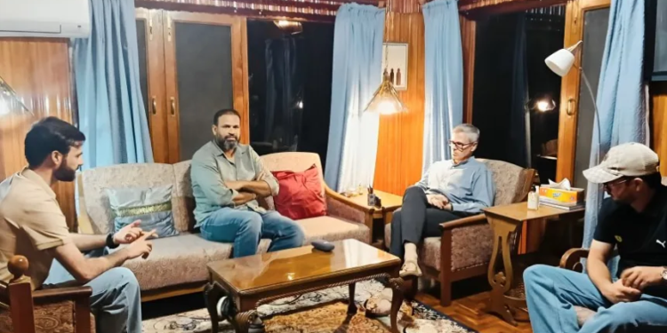 CM Omar Abdullah Meets MP Yusuf Pathan, Lauds His Contribution to Cricket