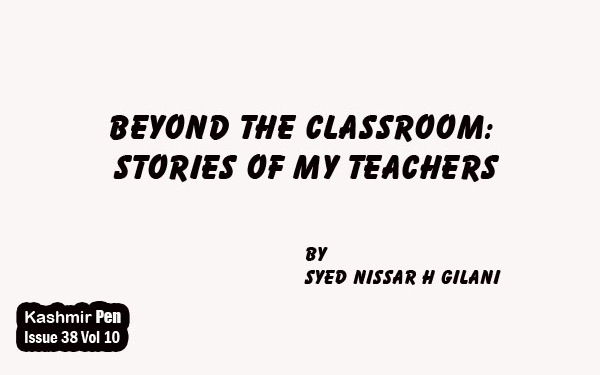 Beyond the Classroom:Stories of My Teachers