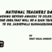 National Teachers Day ; Moving beyond awards to celebrate the idea.That will be a rich tribute to Dr. Sarvepalli Radhakrishnan.