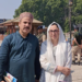 Waheed Jeelani congratulates Dr. Darakhshan Andrabi on the historic renovation of Hazratbal Shrine