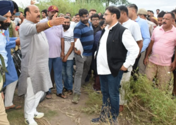 Dy CM visits flood affected areas in Jammu, Rajouri districts to assess damage caused by heavy rainfall
