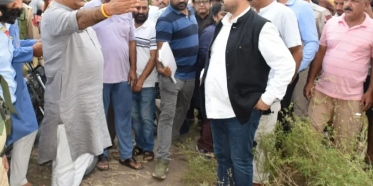 Dy CM visits flood affected areas in Jammu, Rajouri districts to assess damage caused by heavy rainfall