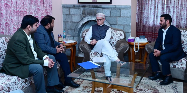 CM Omar Abdullah meets public, several delegations at Raabita Public Outreach Office Srinagar