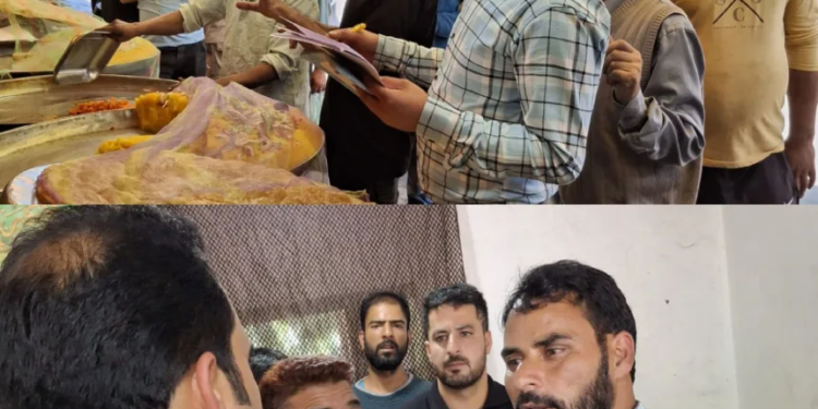 Food Safety deptt Anantnag conducts comprehensive market inspections at Aishmuqam