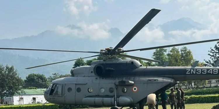 IAF, Reasi administration collaborate to airdrop 69 quintals of ration to affected Sarhi village