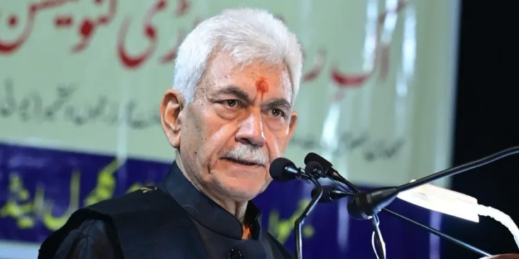 LG Sinha Addresses Gathering of Pahari Tribal Community
