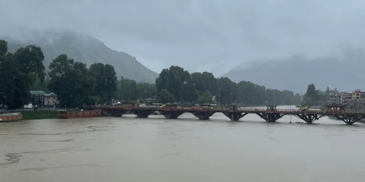 Jhelum Swells: Water level rises above danger mark at Sangam, Pampore; RM Bagh enters warning zone in Sgr