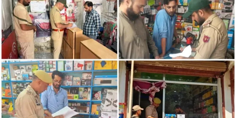 Police conduct inspection of SIM vendors to curb misuse in Budgam