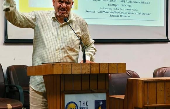 Dr. Khwaja Farooq Renzushah Highlights Spiritual Unity at Sharda International Conference in Delhi
