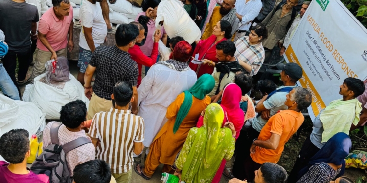 Sun Pharma Donates Relief Among 200 Flood-Affected Families in Kathua