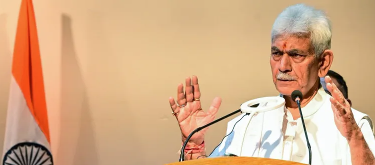 Uphold Gandhian principles, promote Swadeshi: LG Sinha to youth
