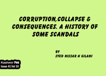 Corruption,Collapse &Consequences. A History Of Some Scandals