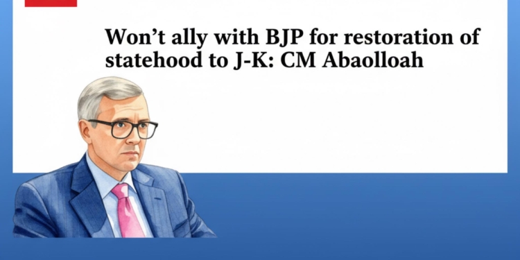 Won’t ally with BJP for restoration of statehood to J-K: CM Abdullah